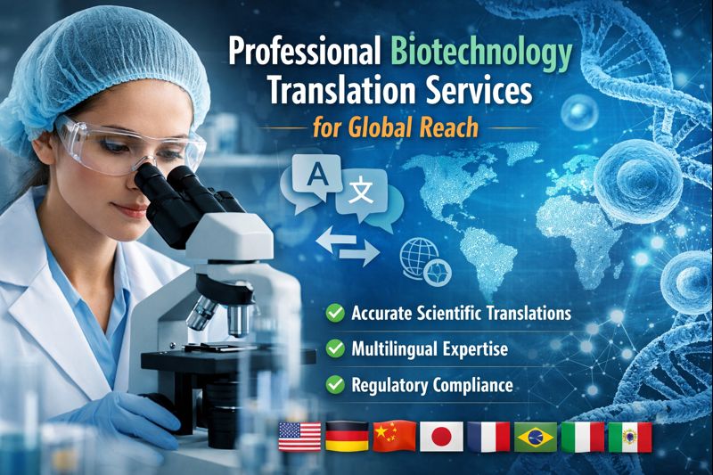 Professional Biotechnology Translation Services