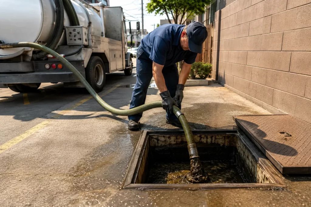 Grease Interceptor Pumping Service